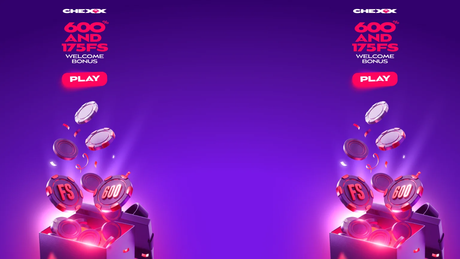 Página de inicio de CHEXX Casino México con casino, apuestas deportivas y esports
